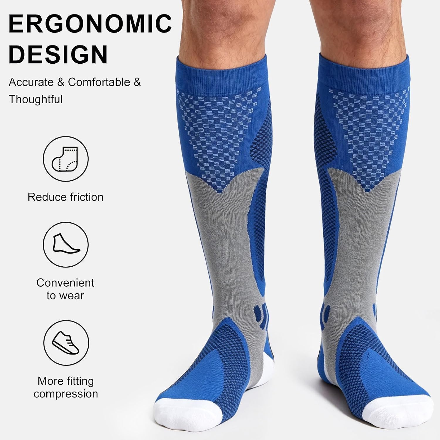 Chaussettes de Compression 3 Paires